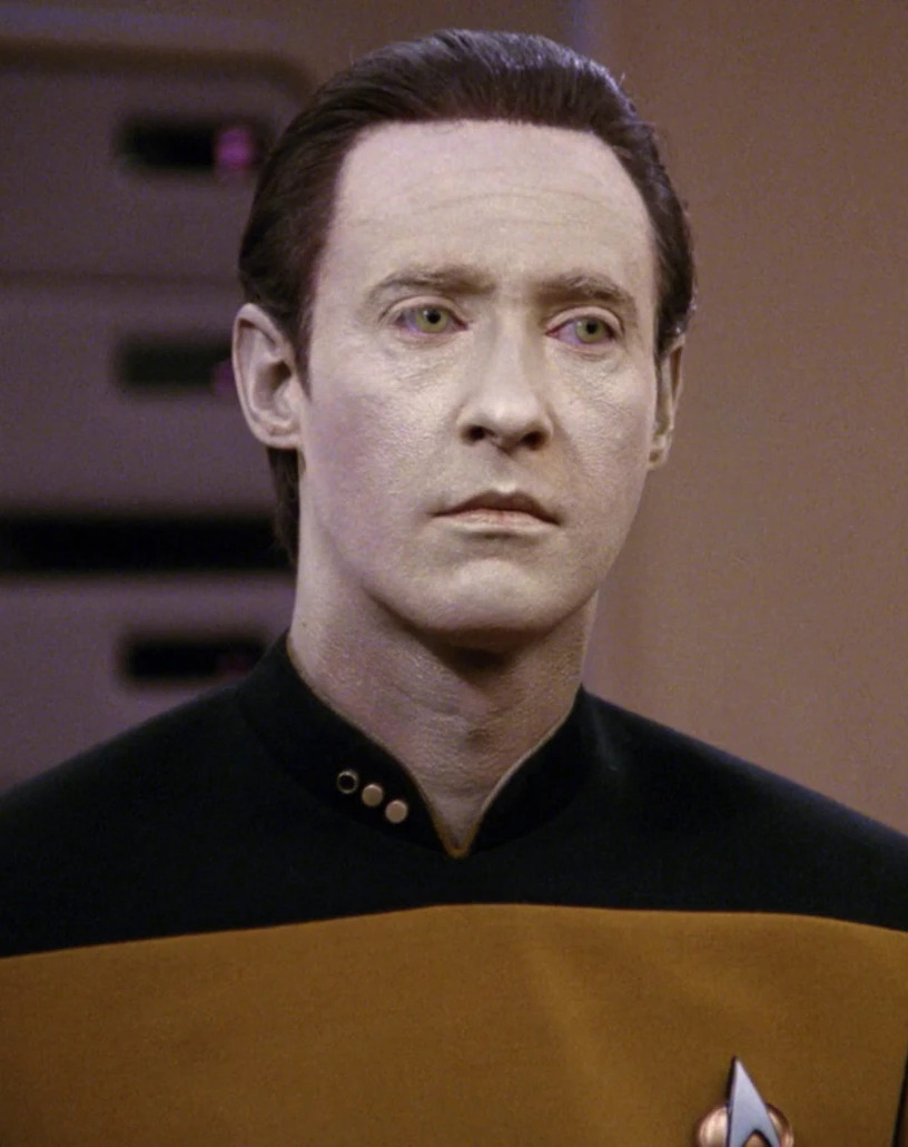 Lieutenant Commander Data from Star Trek: The Next Generation